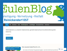 Tablet Screenshot of eulenblog.com